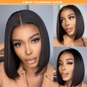 150% Density 5x5 Lace Closure Wig Human Hair